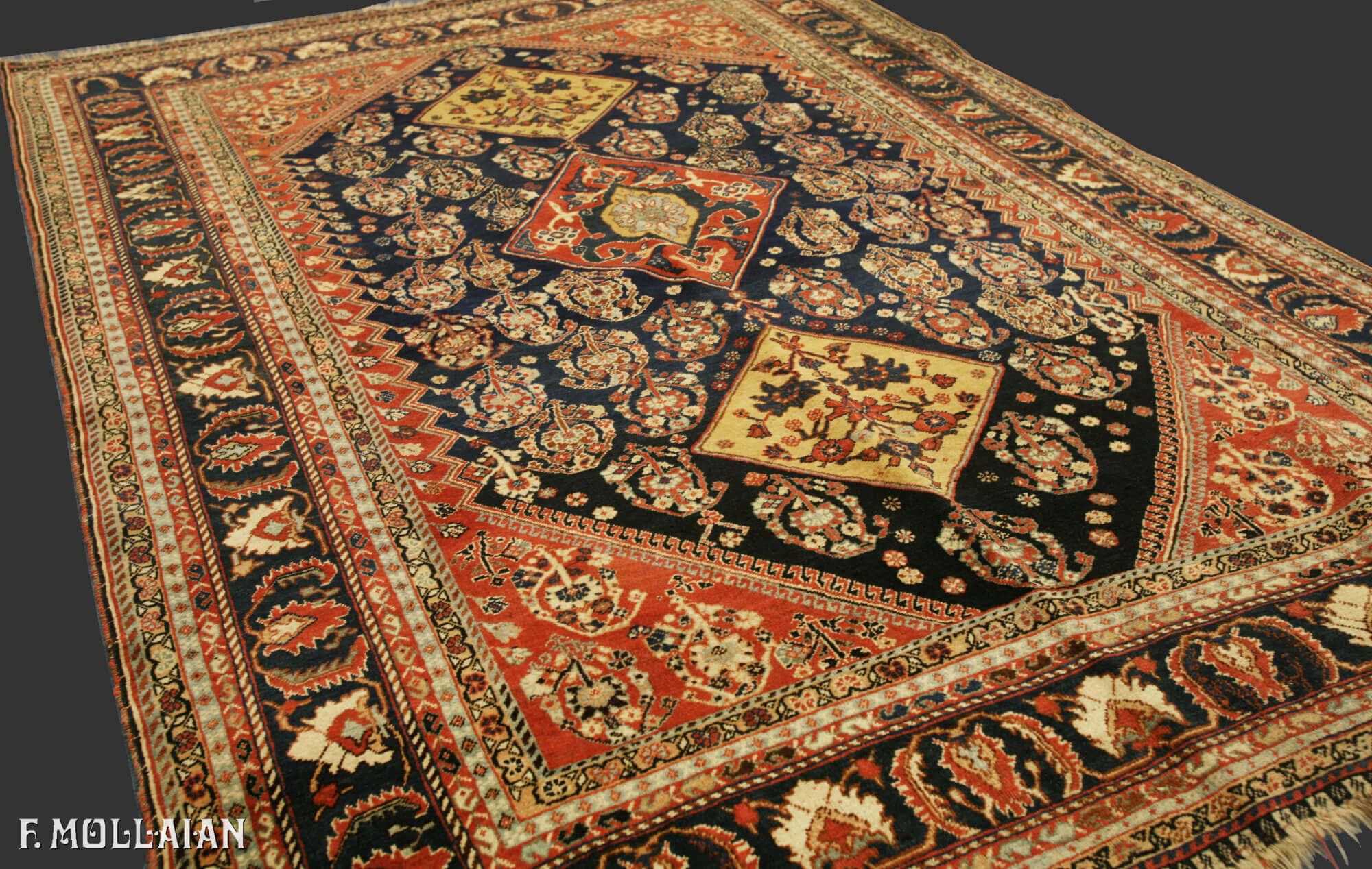 Teppich Persischer Antiker Kashkuli n°:84931382